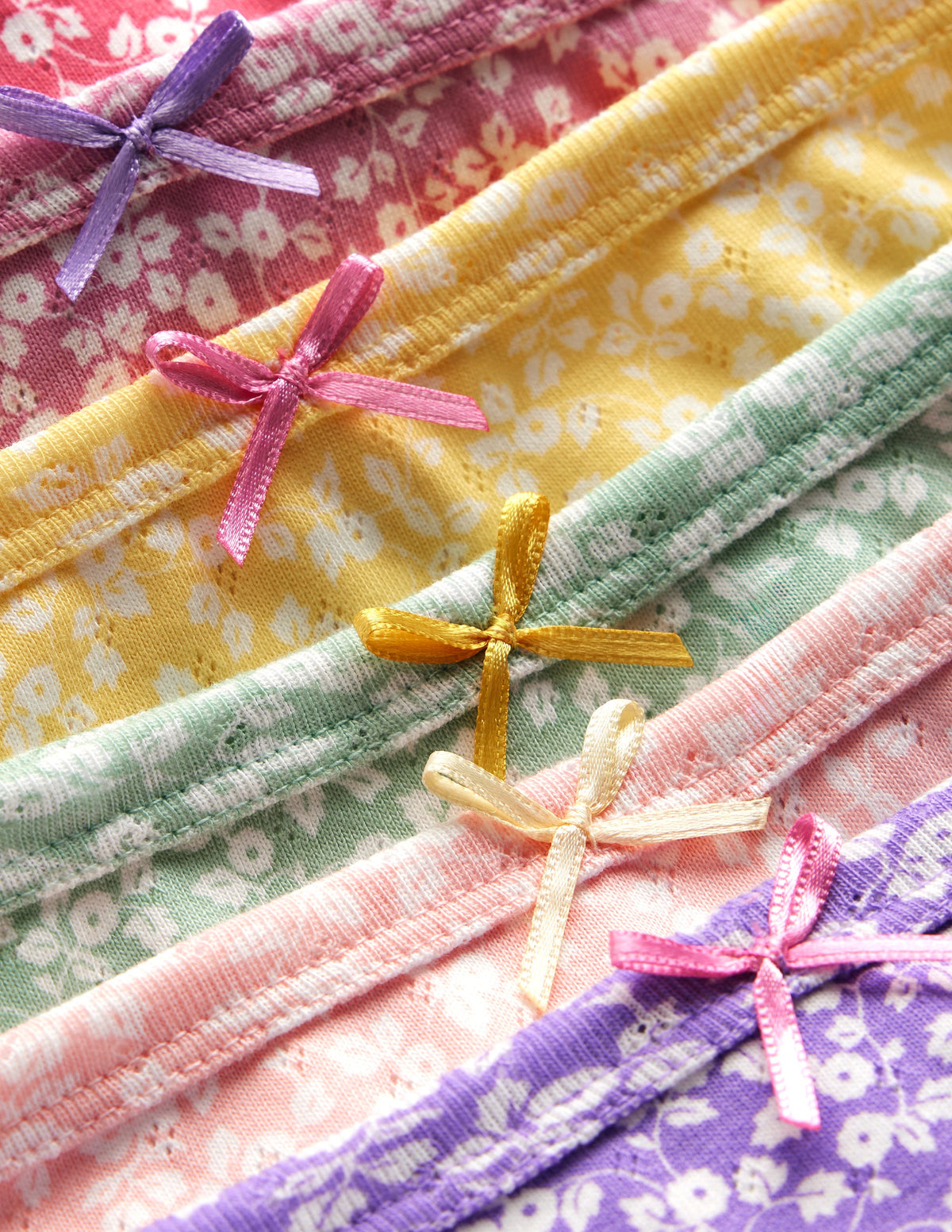 7-pack Pointelle Underwear-Multi Ditsy Vine - Image 3