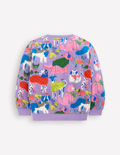 Printed Sweatshirt-Cosy Pups-4