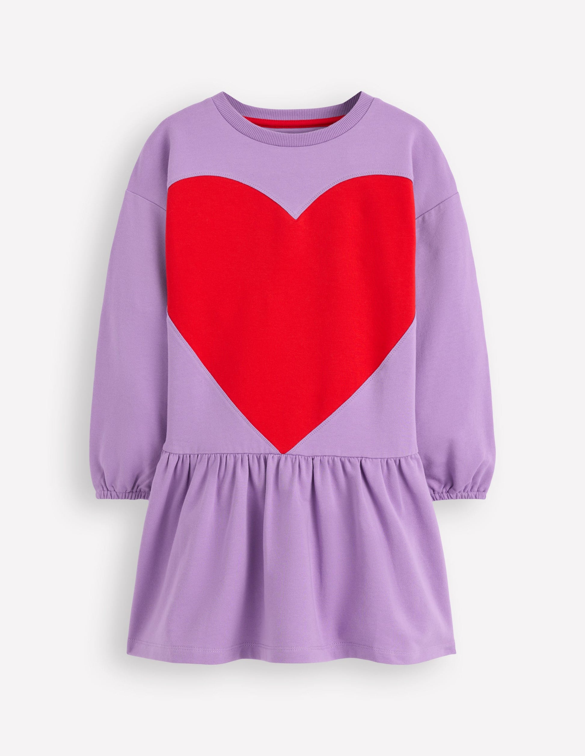 Logo Sweatshirt Dress-Aster Purple-1