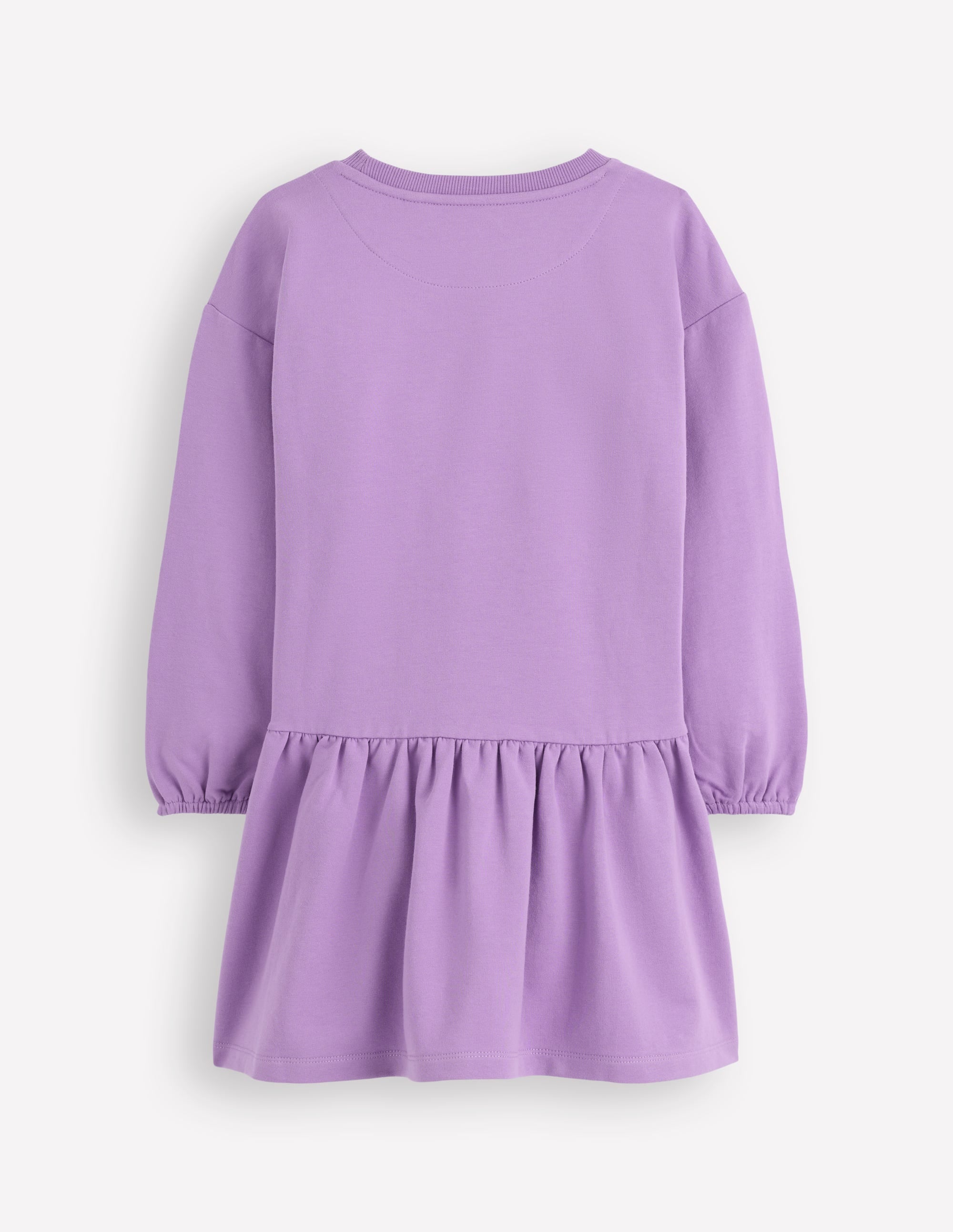 Logo Sweatshirt Dress-Aster Purple - Image 2