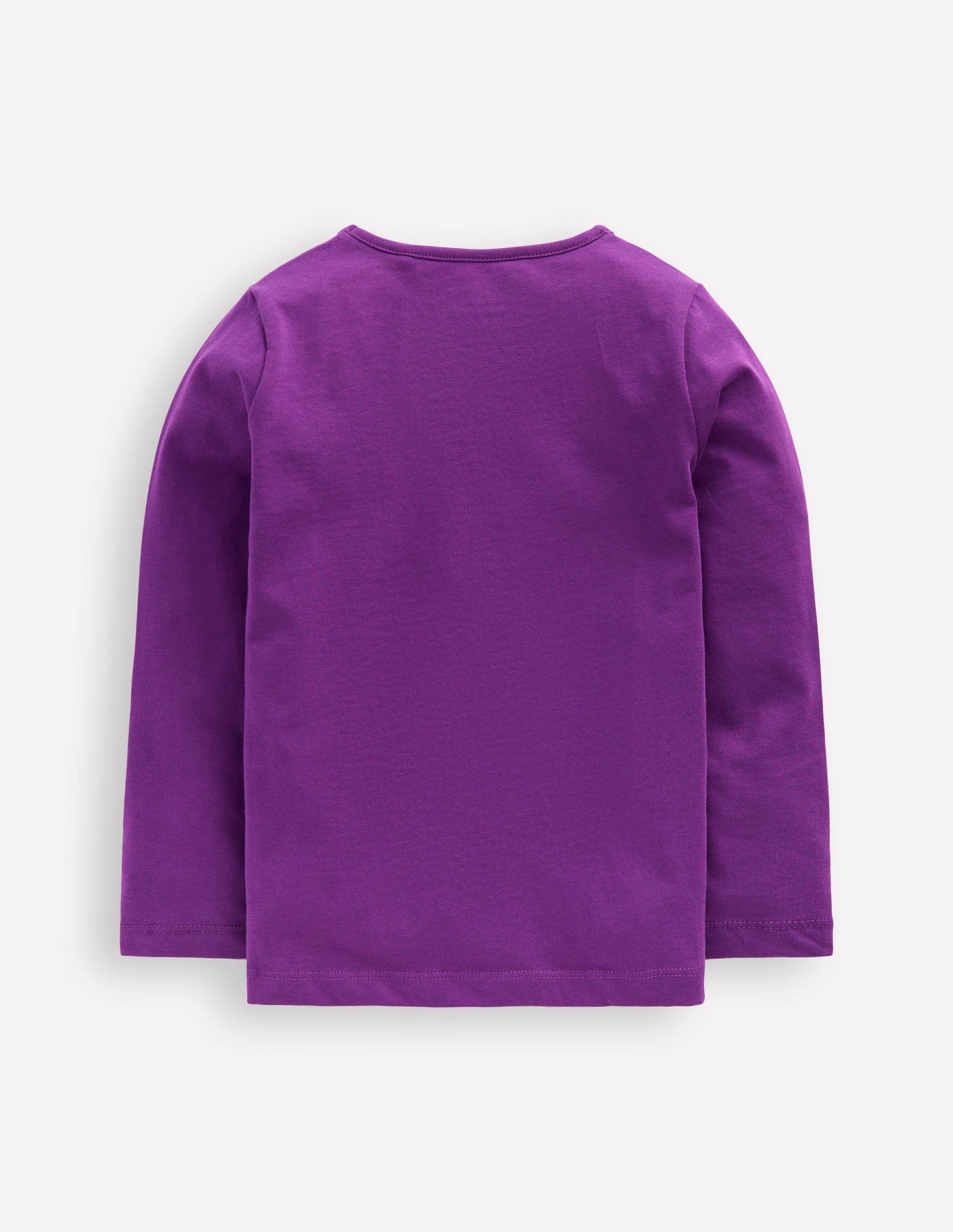 Long Sleeve Riso T-Shirt-Viola Purple Ghosts