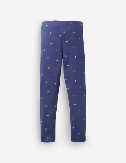 Fun Leggings-Starboard Blue Confetti Spot-2