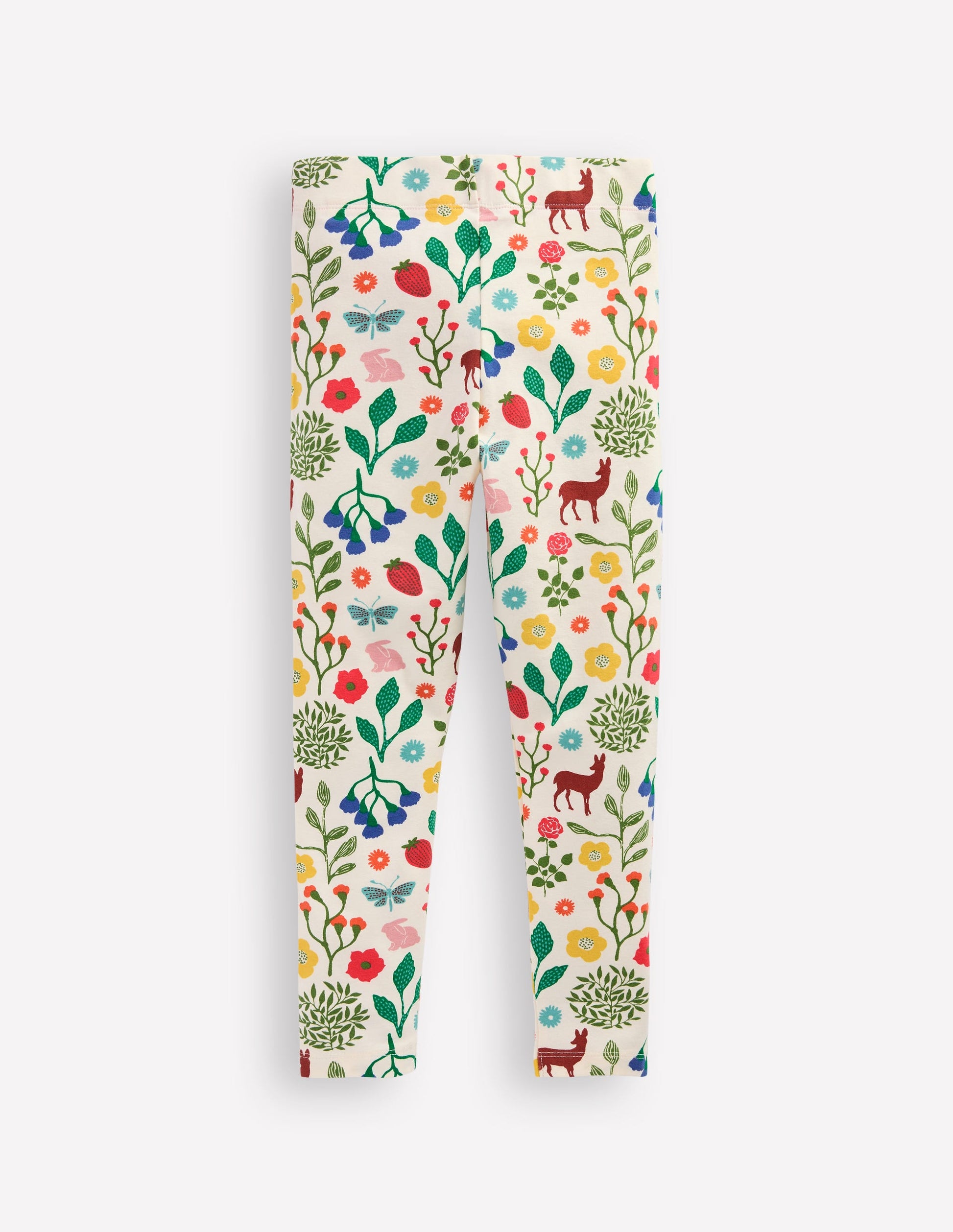 Fun Leggings-Ivory Woodland Walk-2
