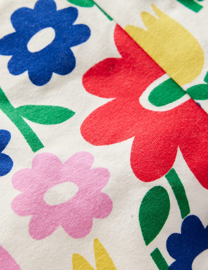 Cartwheel Shorts-Muti Pop Flower-3