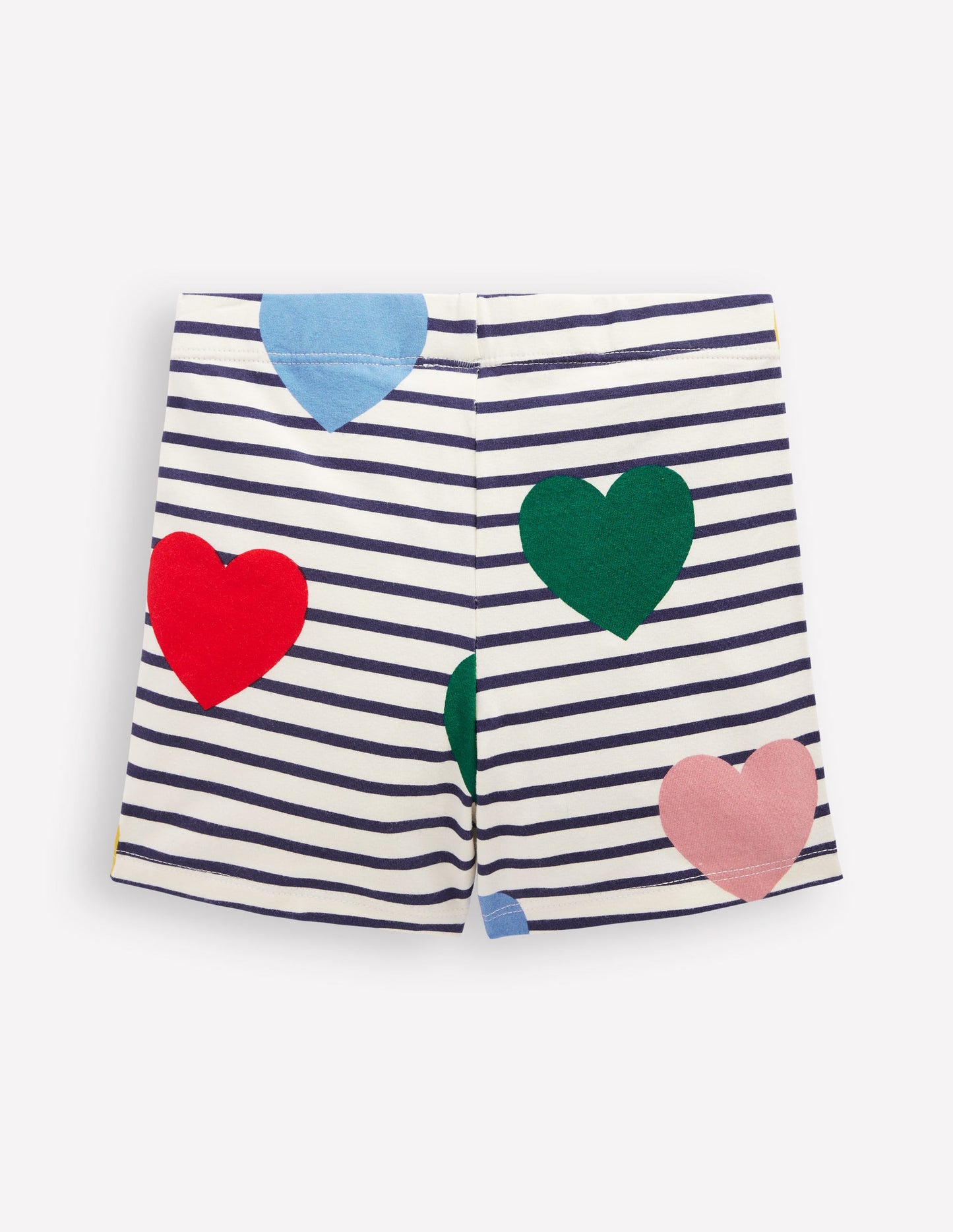 Cartwheel Shorts-Multi Heart Stripe