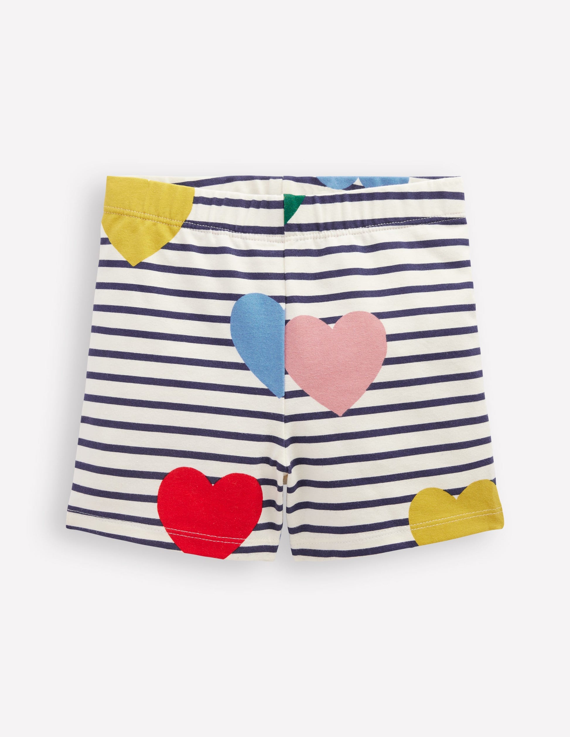 Cartwheel Shorts-Multi Heart Stripe-1