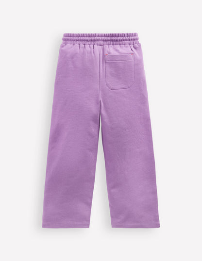 Bobbie Appliqué Sweatpants-Aster Purple Apples-2