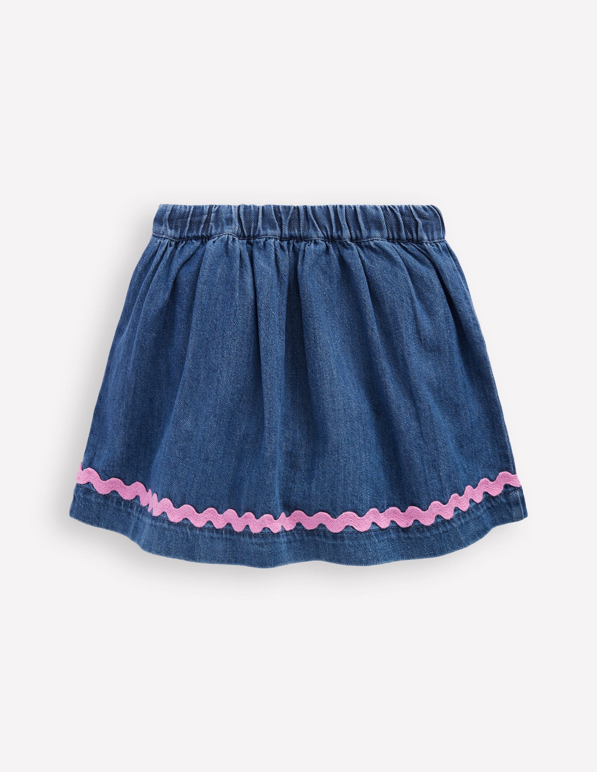 Ric Rac Skirt-Mid Vintage Denim | Boden USA