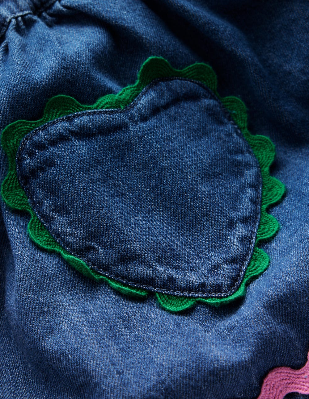 Ric Rac Skirt-Mid Vintage Denim | Boden USA