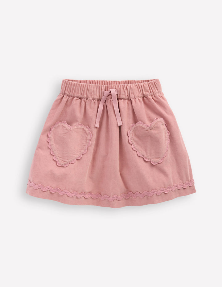 Ric Rac Skirt-Vintage Pink