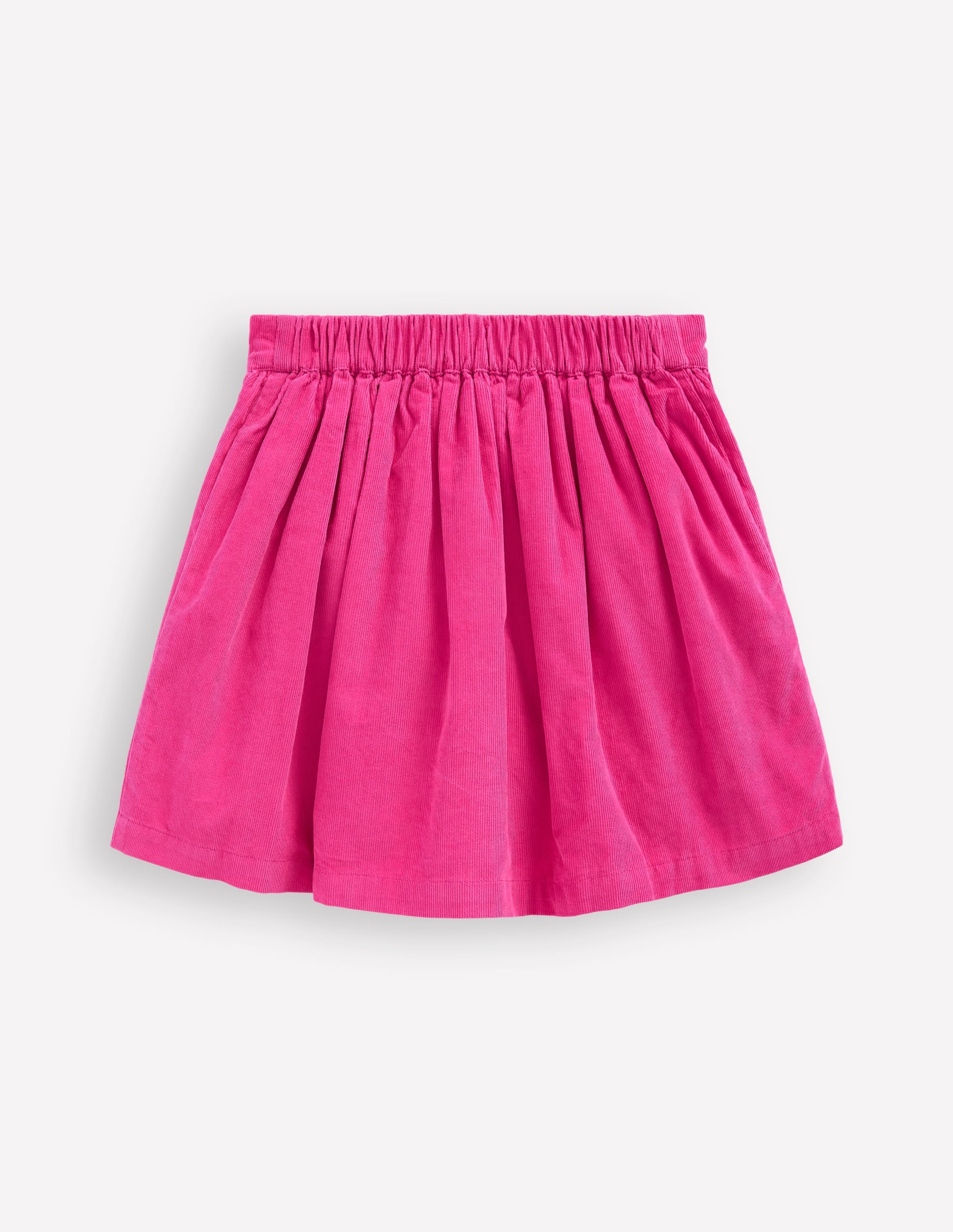 Button-through Mini Skirt-Raspberry Pink - Image 2