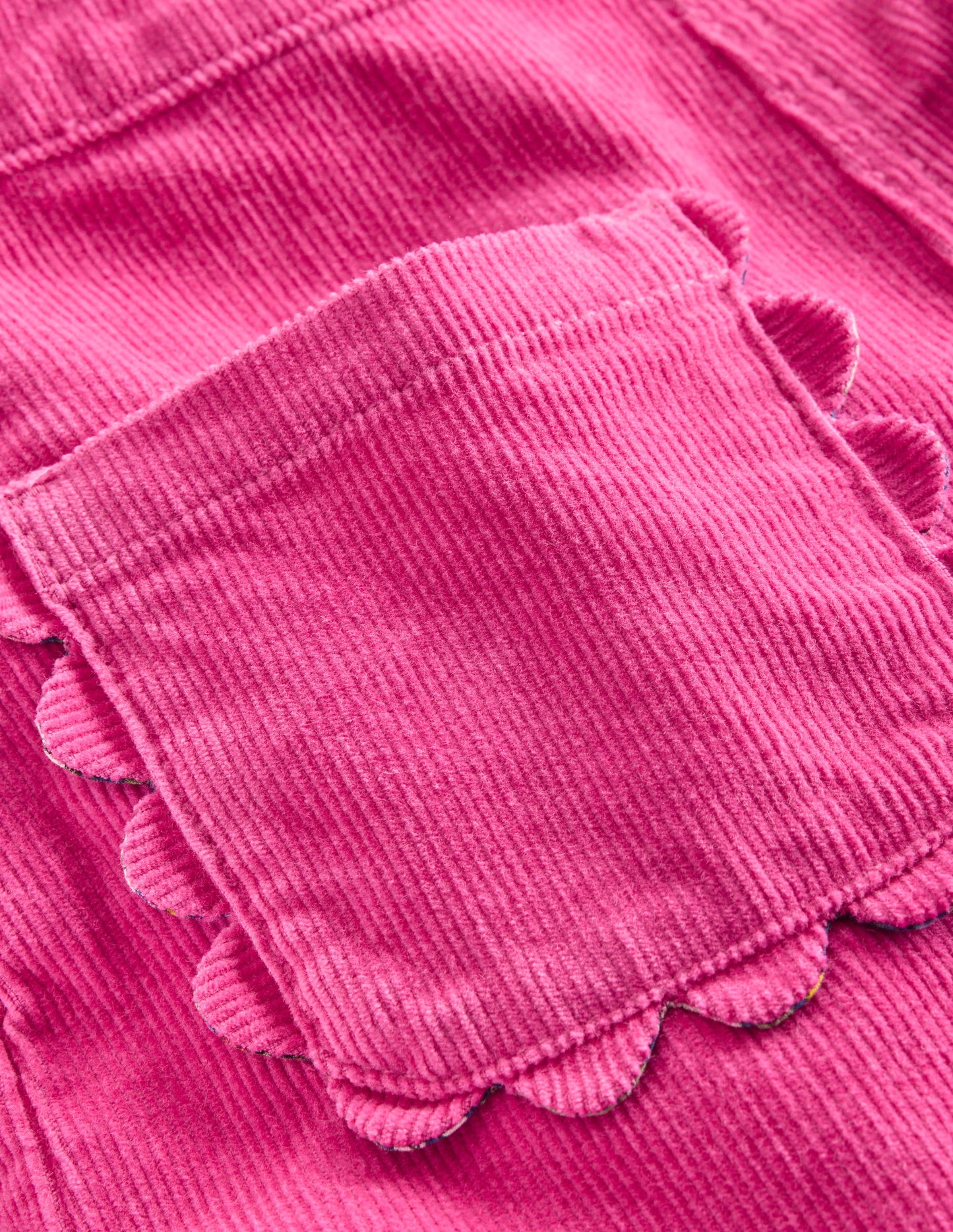 Frill Overalls-Raspberry Pink