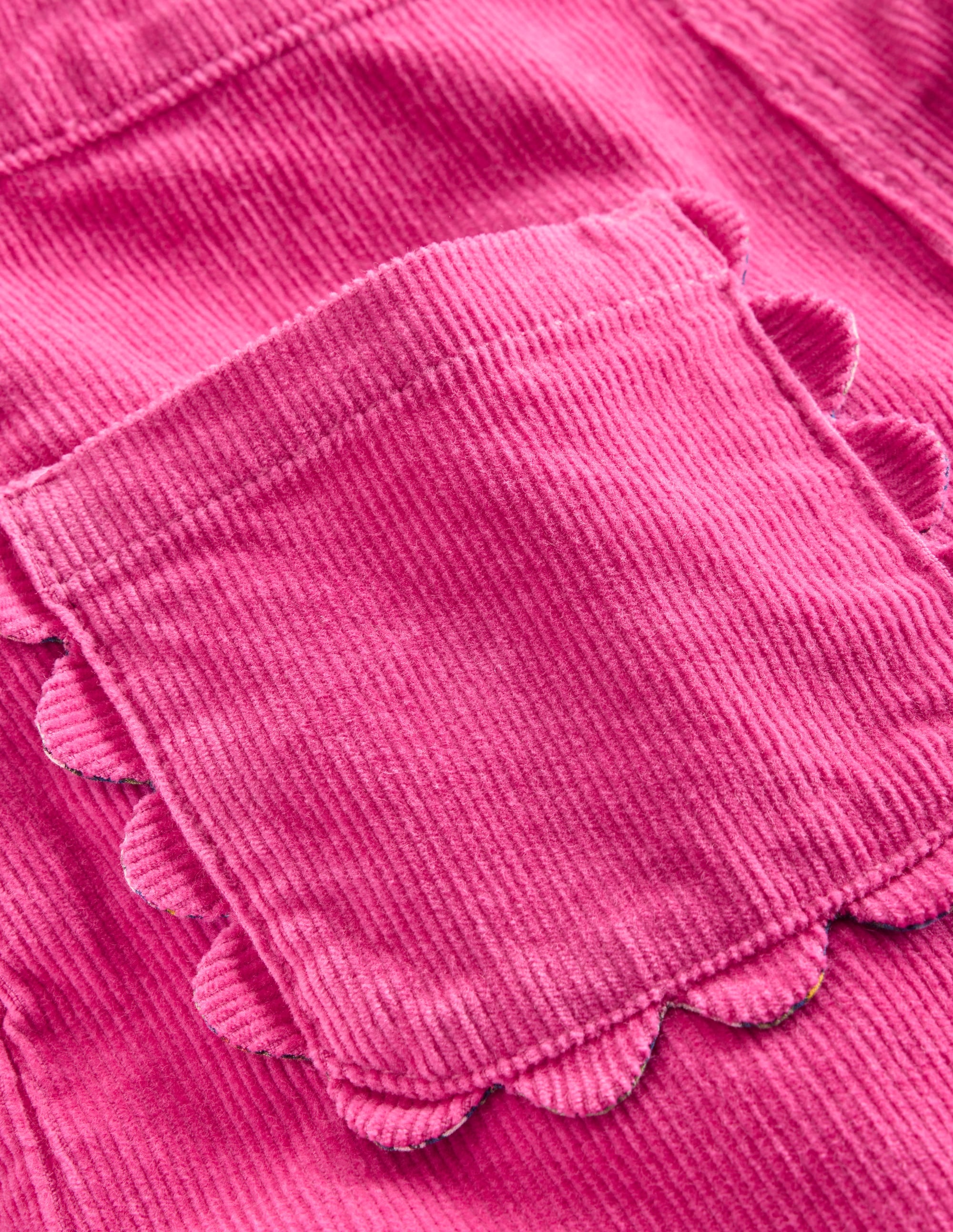 Frill Overalls-Raspberry Pink - Image 3