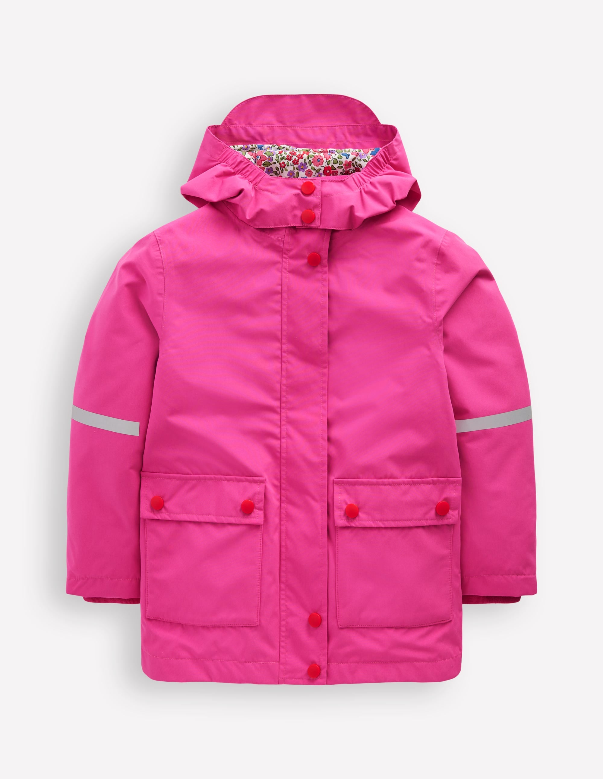 Waterproof Fisherman's Jacket-Raspberry Pink - Image 1