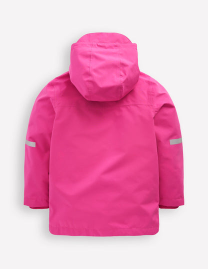 Waterproof Fisherman's Jacket-Raspberry Pink-2
