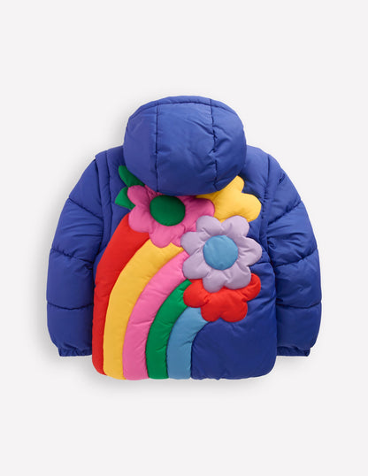 2-in-1 Padded Coat-Starboard Blue Rainbow-2