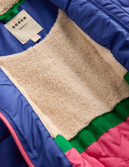 2-in-1 Padded Coat-Starboard Blue Rainbow-5