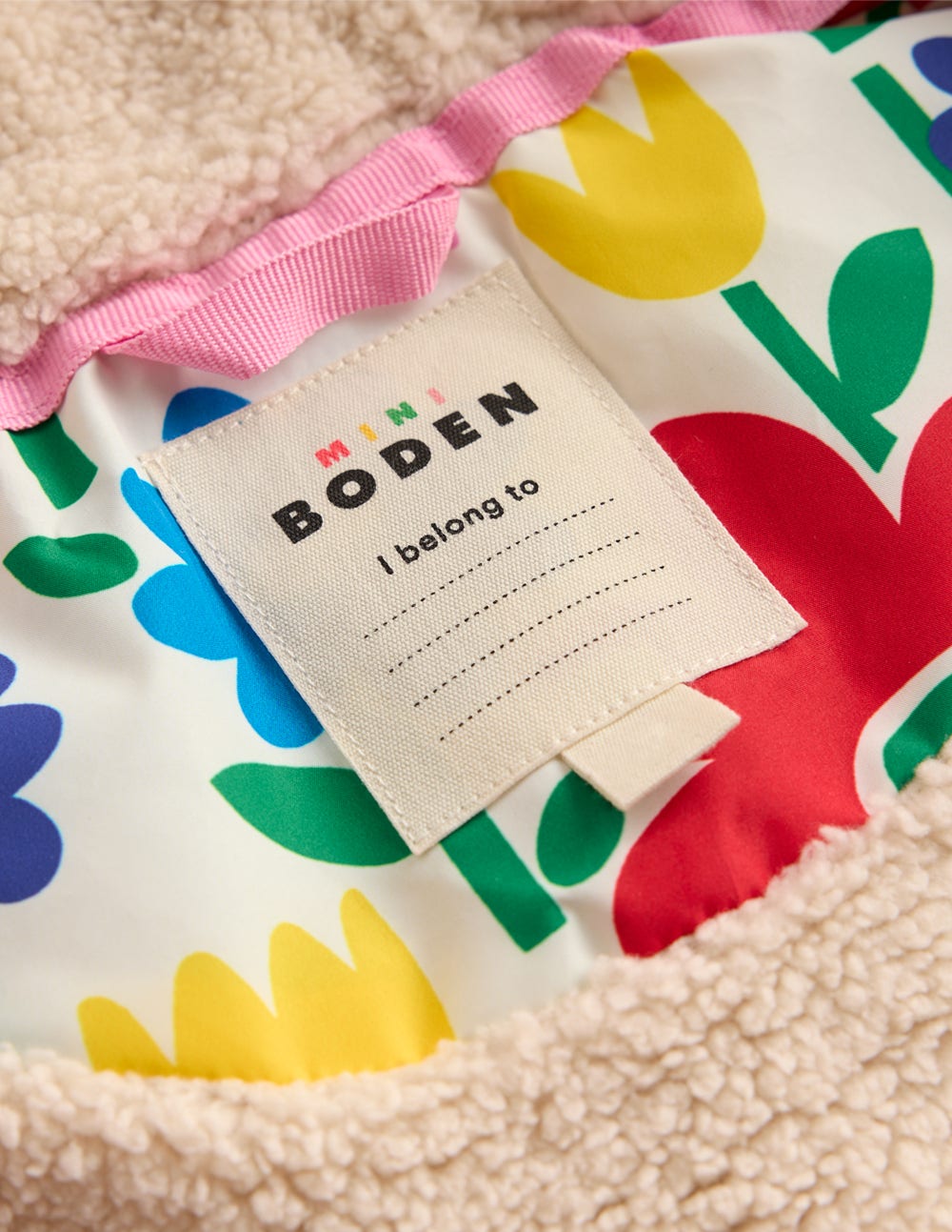 2-in-1 Padded Coat-Multi Pop Flower