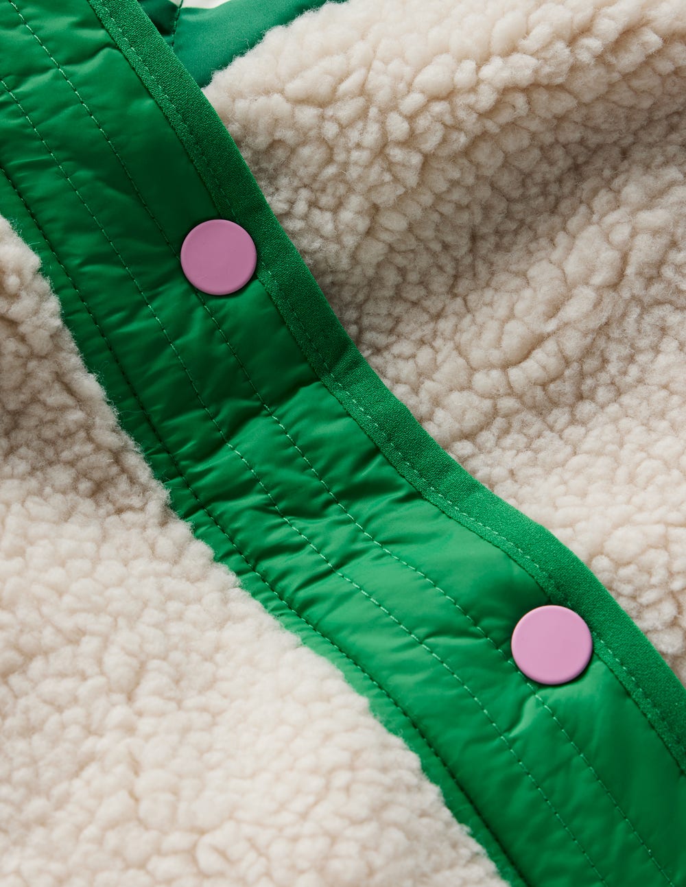 Janie Borg Mix Jacket-Rich Emerald Green Giant Daisy