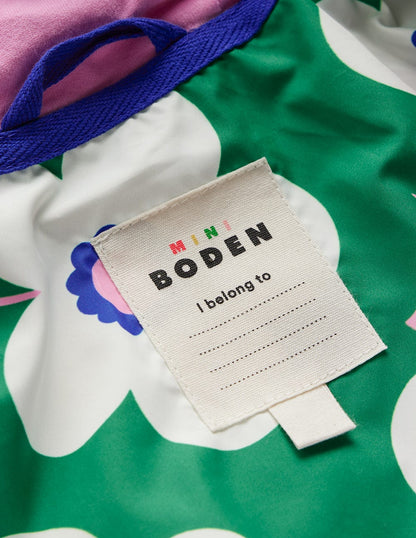 Janie Borg Mix Jacket-Rich Emerald Green Giant Daisy-4