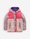 Janie Borg Mix Jacket-Rose Pink Flowerbed