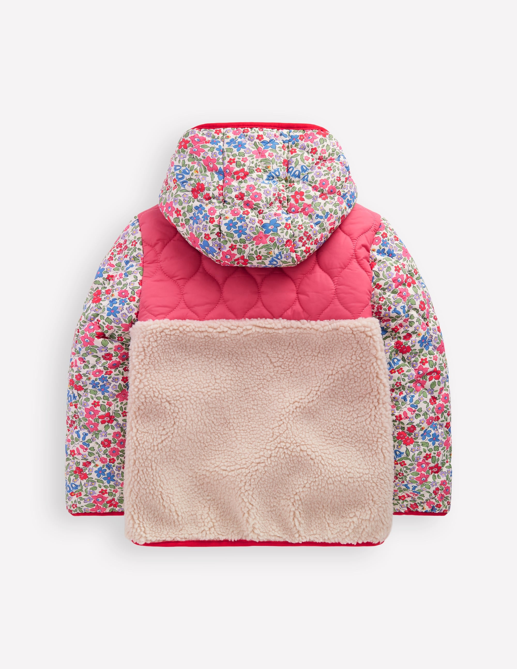 Janie Borg Mix Jacket-Rose Pink Flowerbed - Image 2