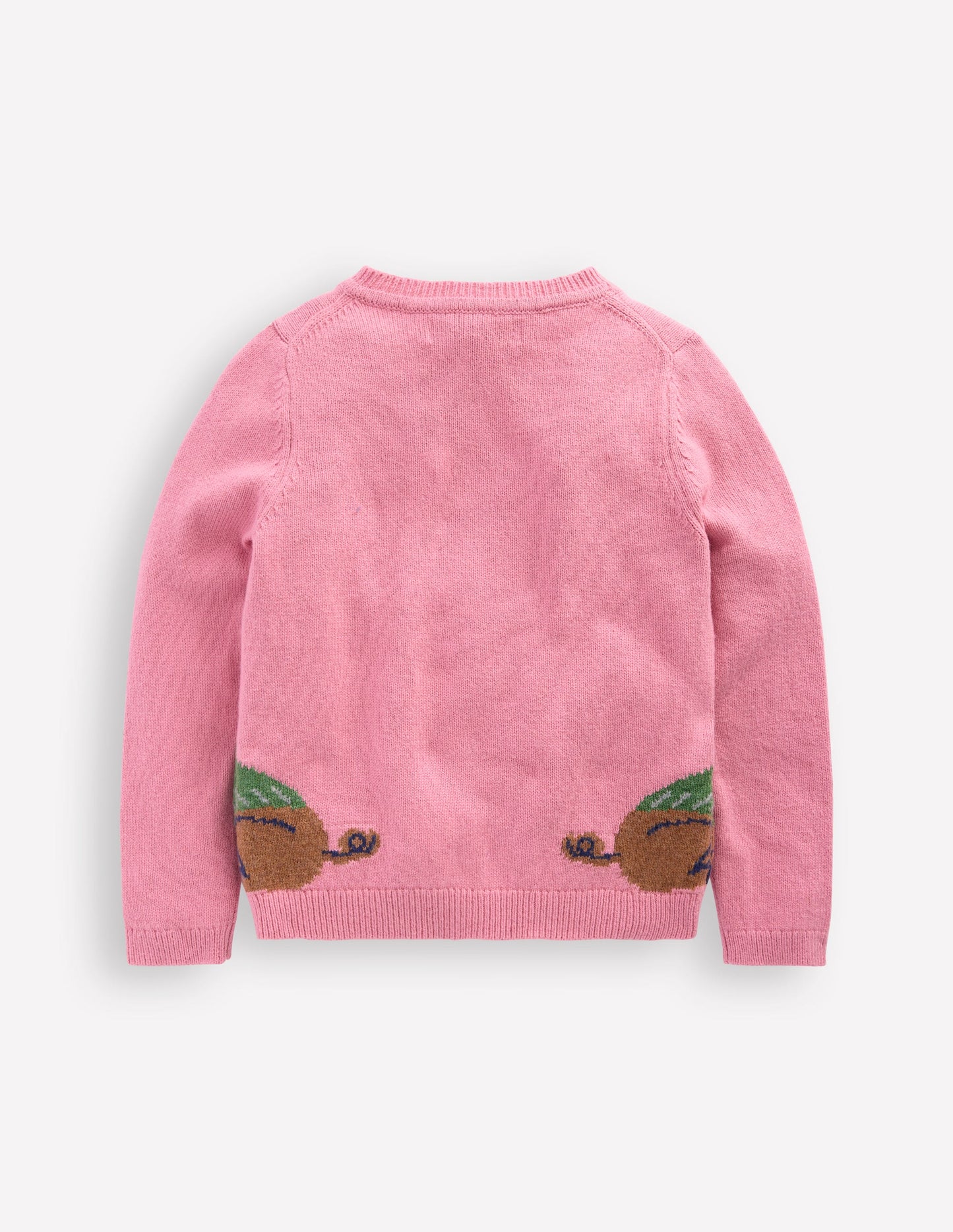 Fun Logo Cardigan-Pink Haze Frenchies