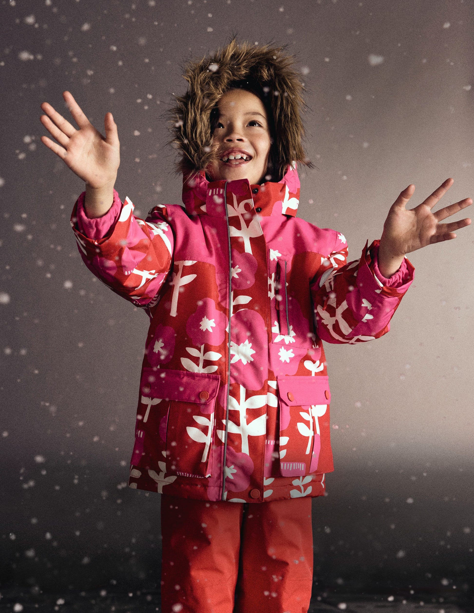 All-weather Waterproof Coat-Giant Pink-6