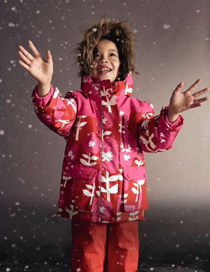 All-weather Waterproof Coat-Giant Pink-6