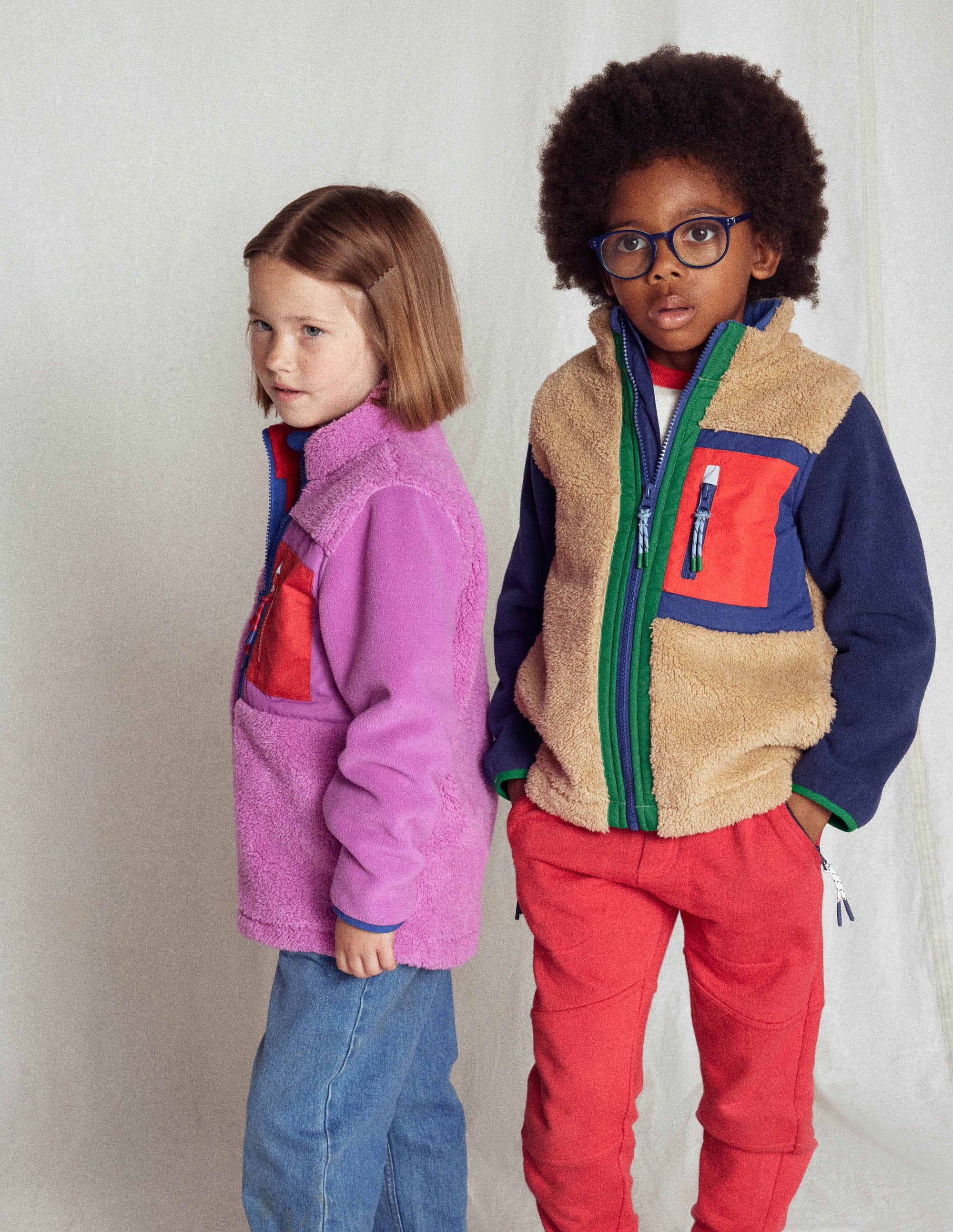 Cosy Windproof Fleece-Foxglove Purple | Boden USA