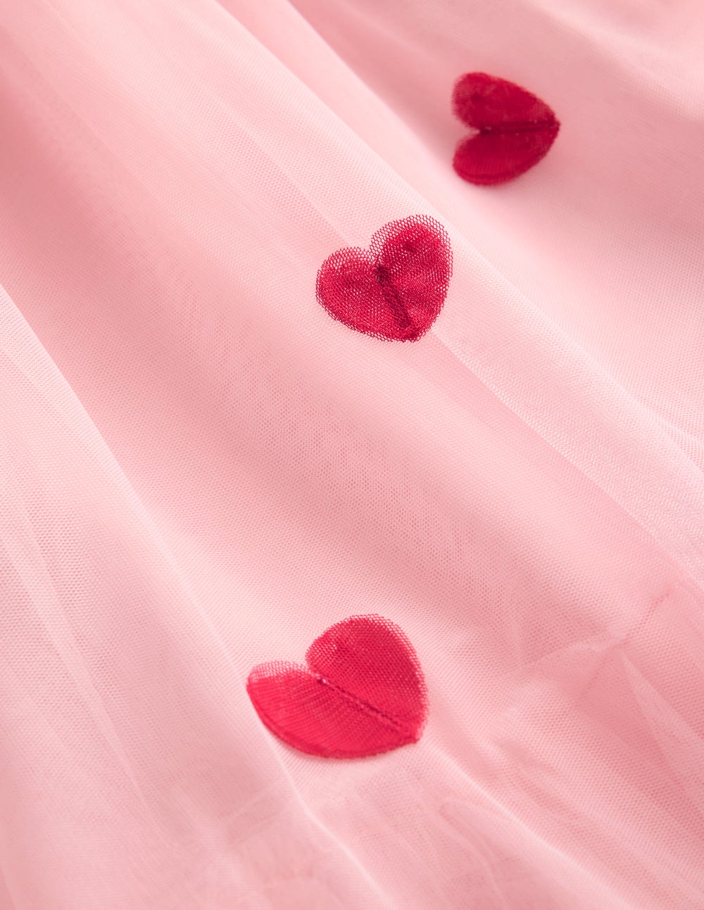 Tiered Tulle Dress-Chalk Pink Hearts - Image 3