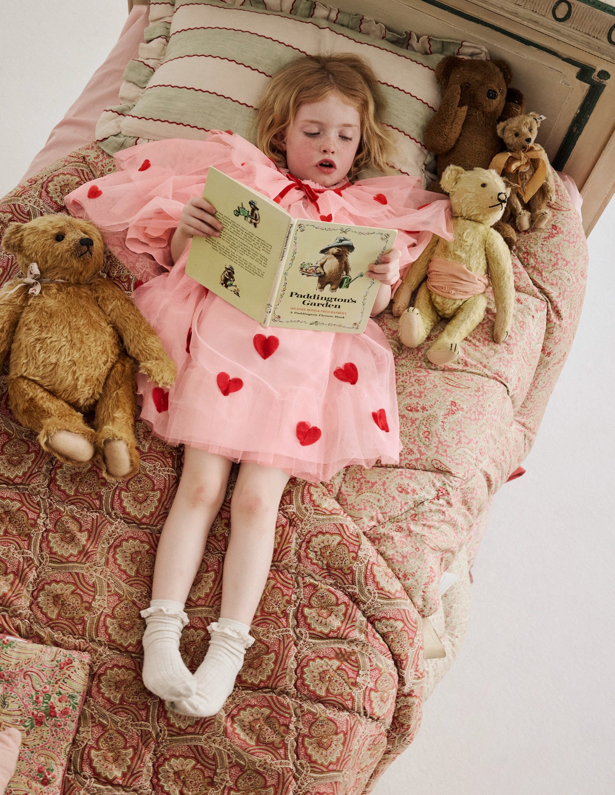 Tiered Tulle Dress-Chalk Pink Hearts - Image 4