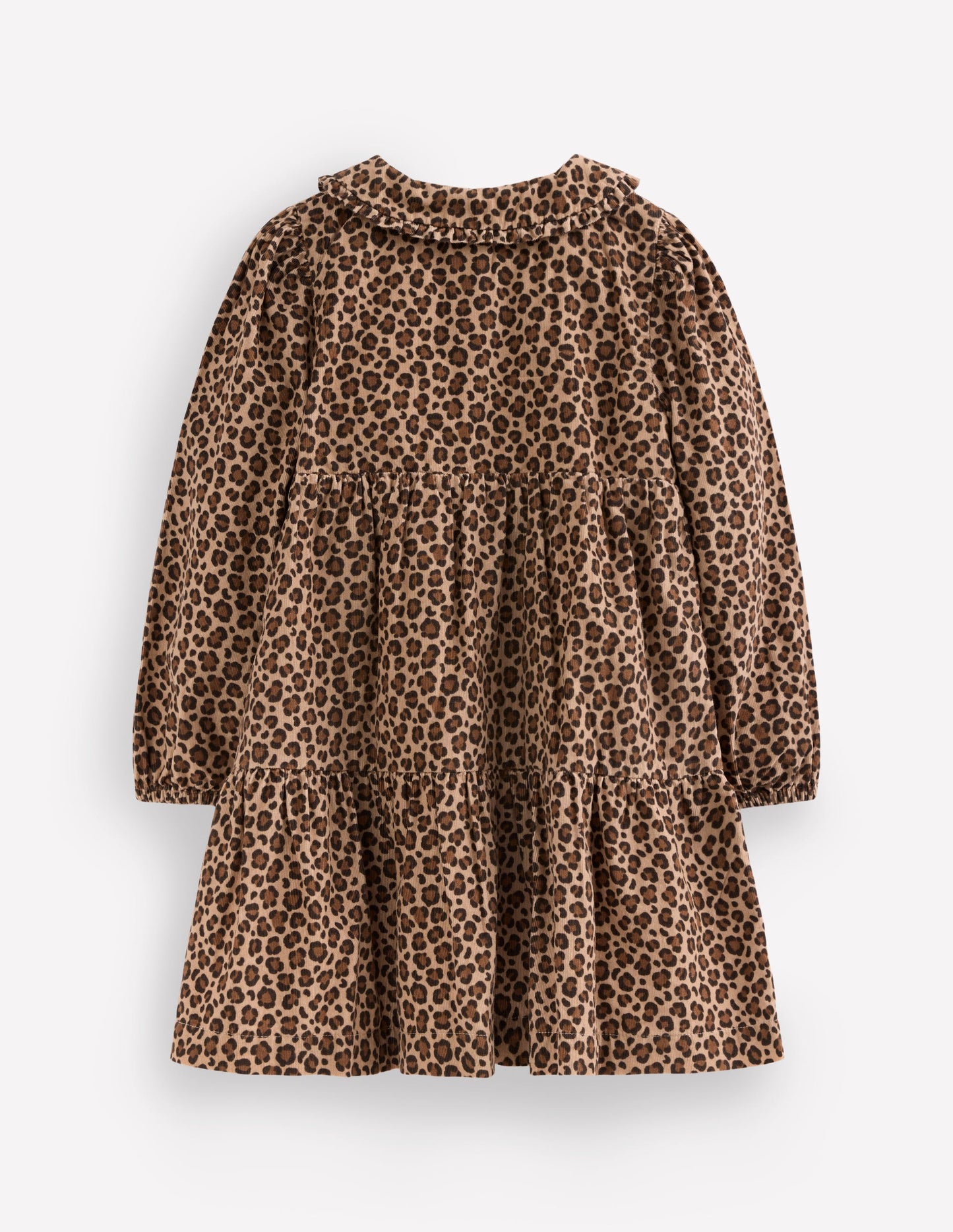 Minna Collared Woven Dress-Leopard