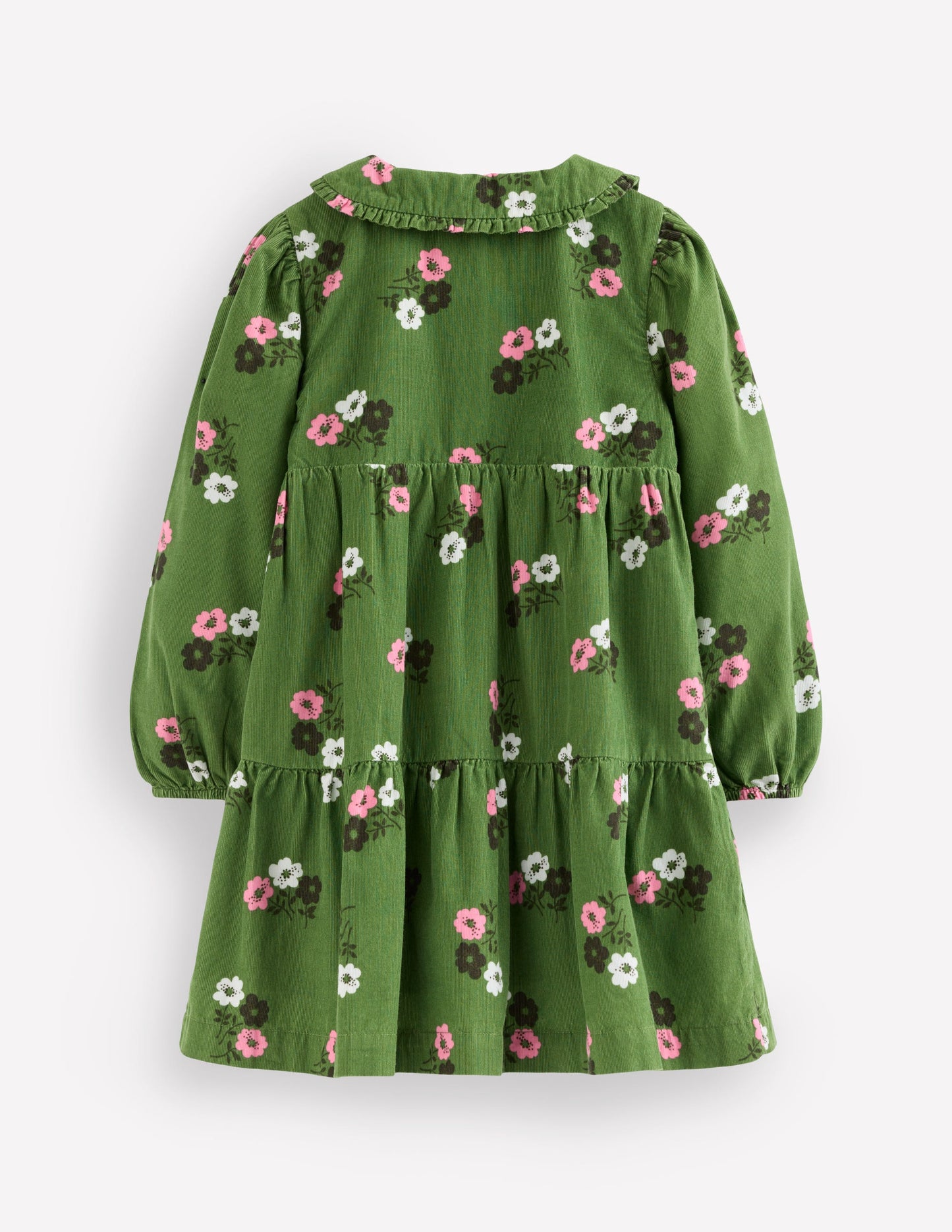 Minna Collared Woven Dress-Green Ditsy Floral