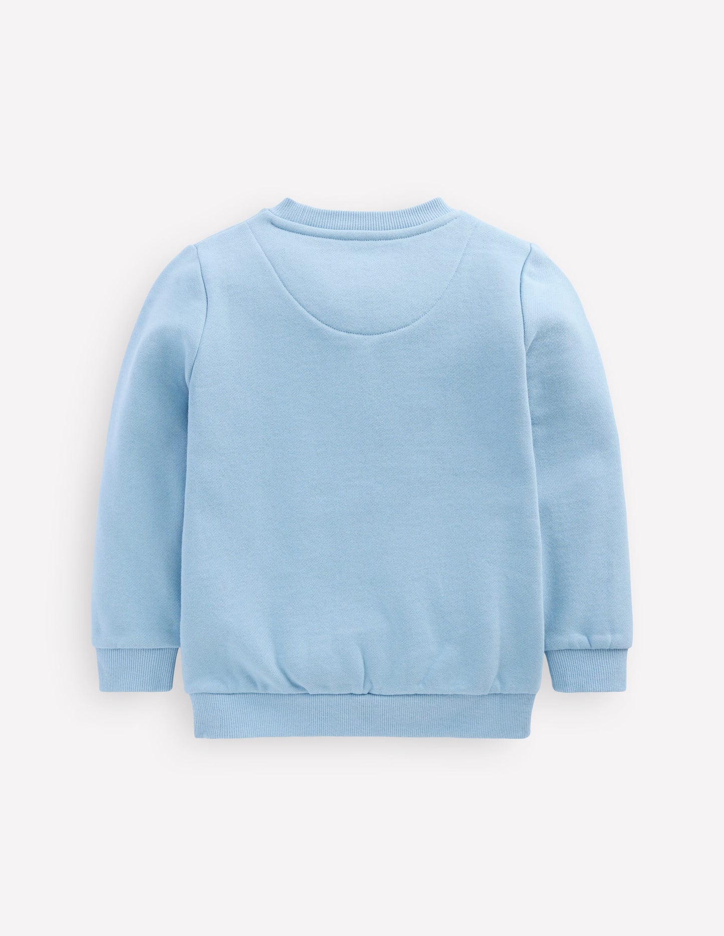 Applique Sweatshirt-Glacier Blue Cat