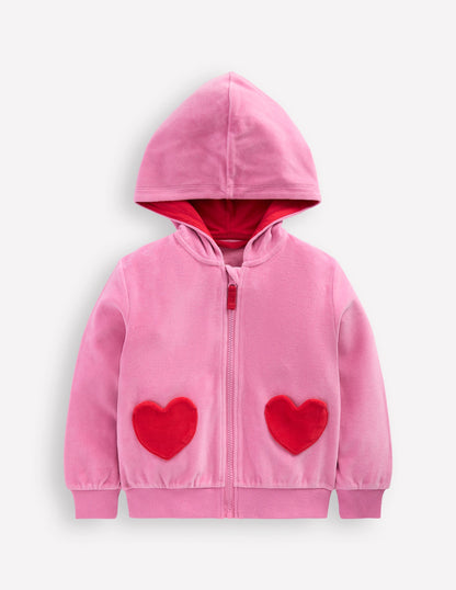 Velour Hoodie-Formica Pink-4
