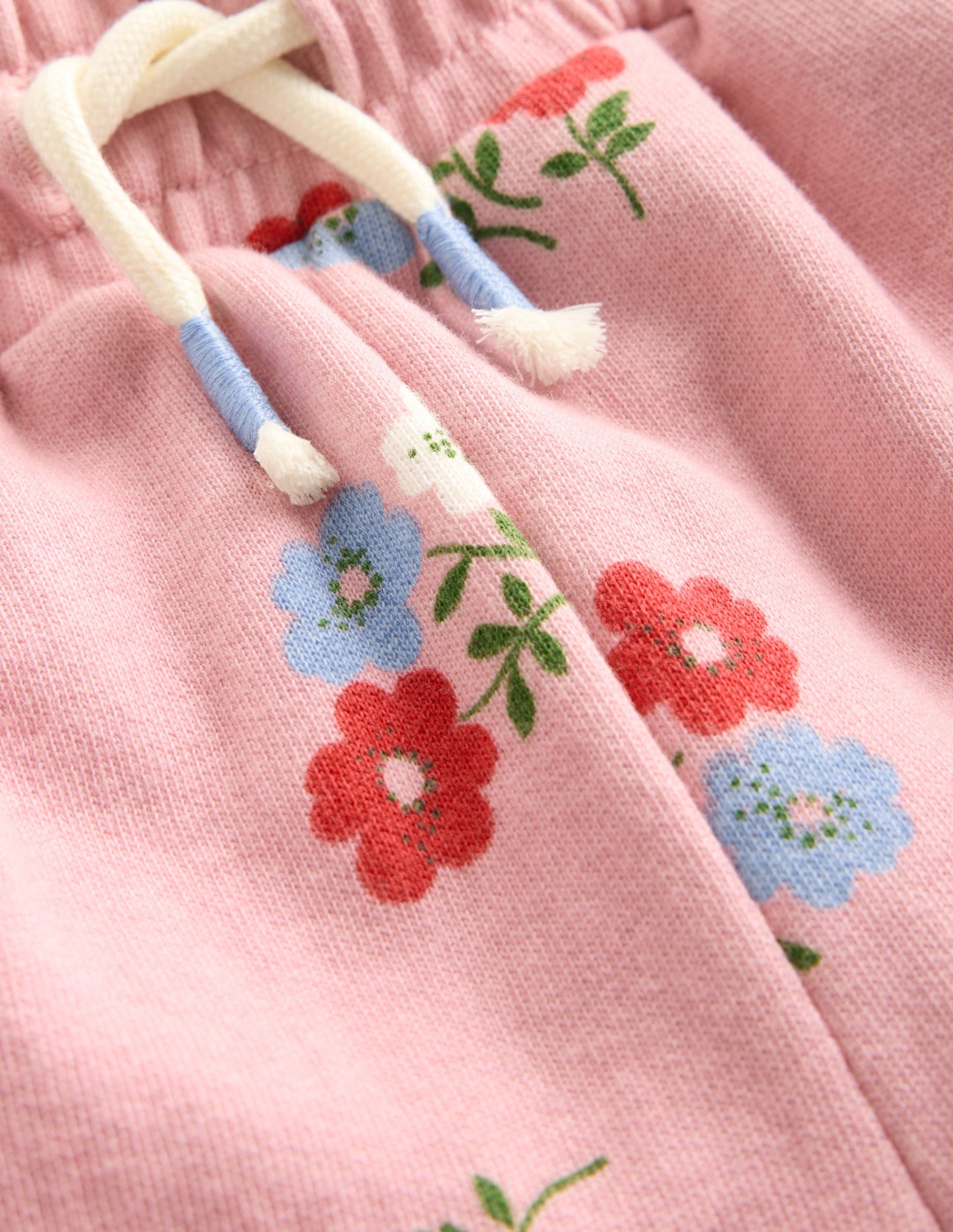 Fun Printed Jogger-Vintage Pink Posy