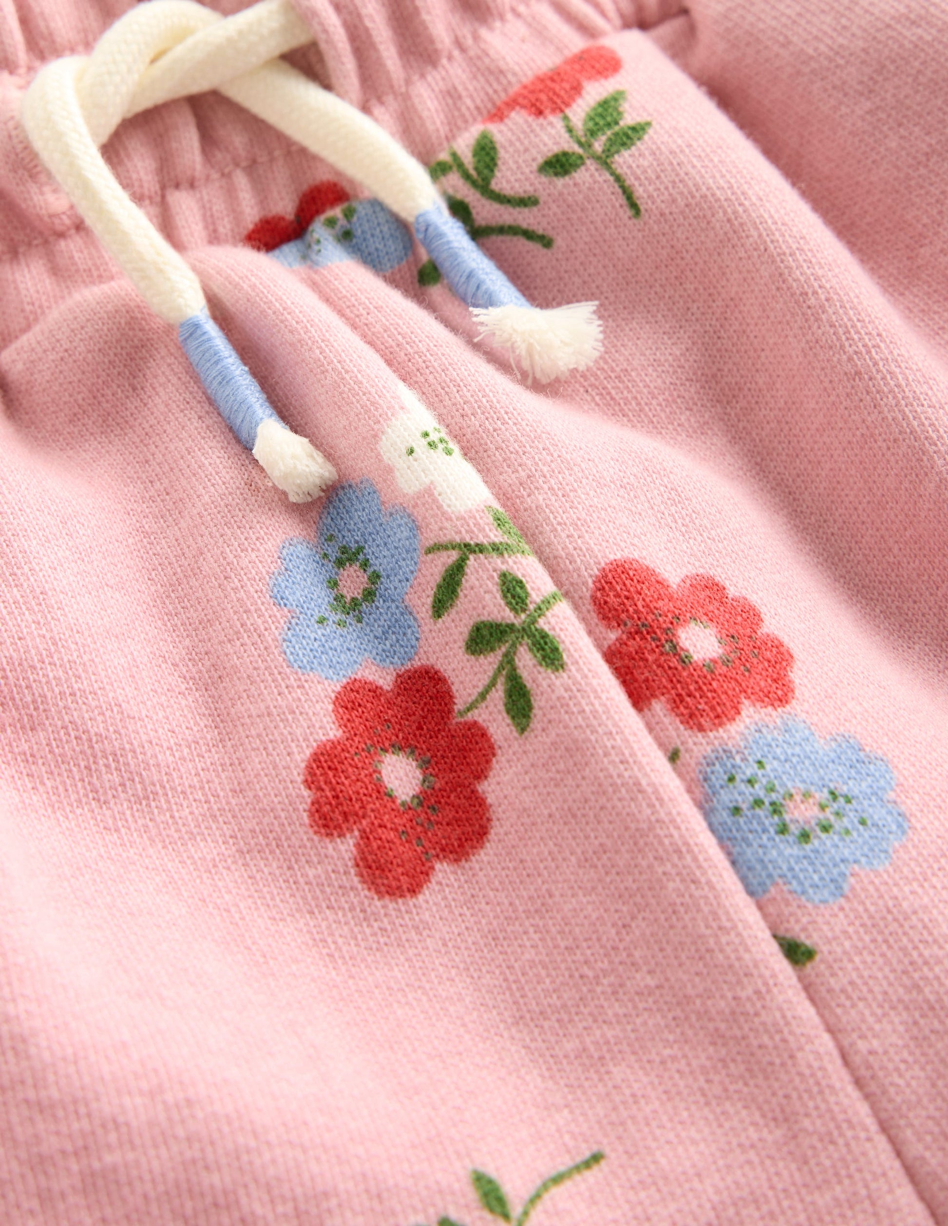 Fun Printed Jogger-Vintage Pink Posy-3