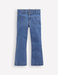 Denim Kick Flare Pants-Denim Hearts
