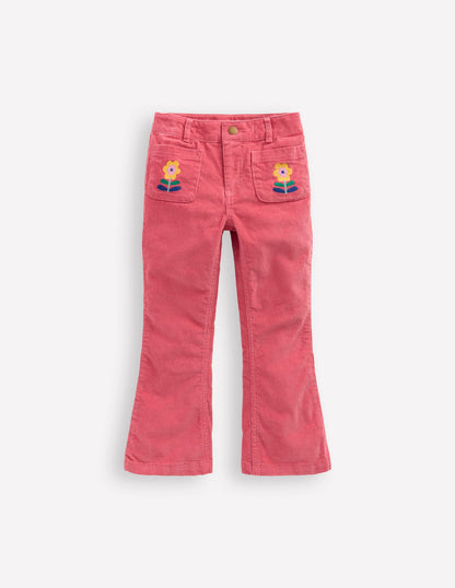 Kick Flare Pants-Rose Pink-4