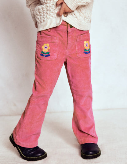 Kick Flare Pants-Rose Pink-2