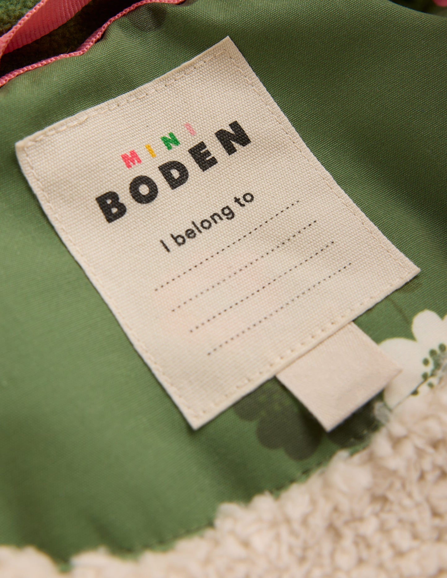 Joni Quilted Parka Coat-Green Floral