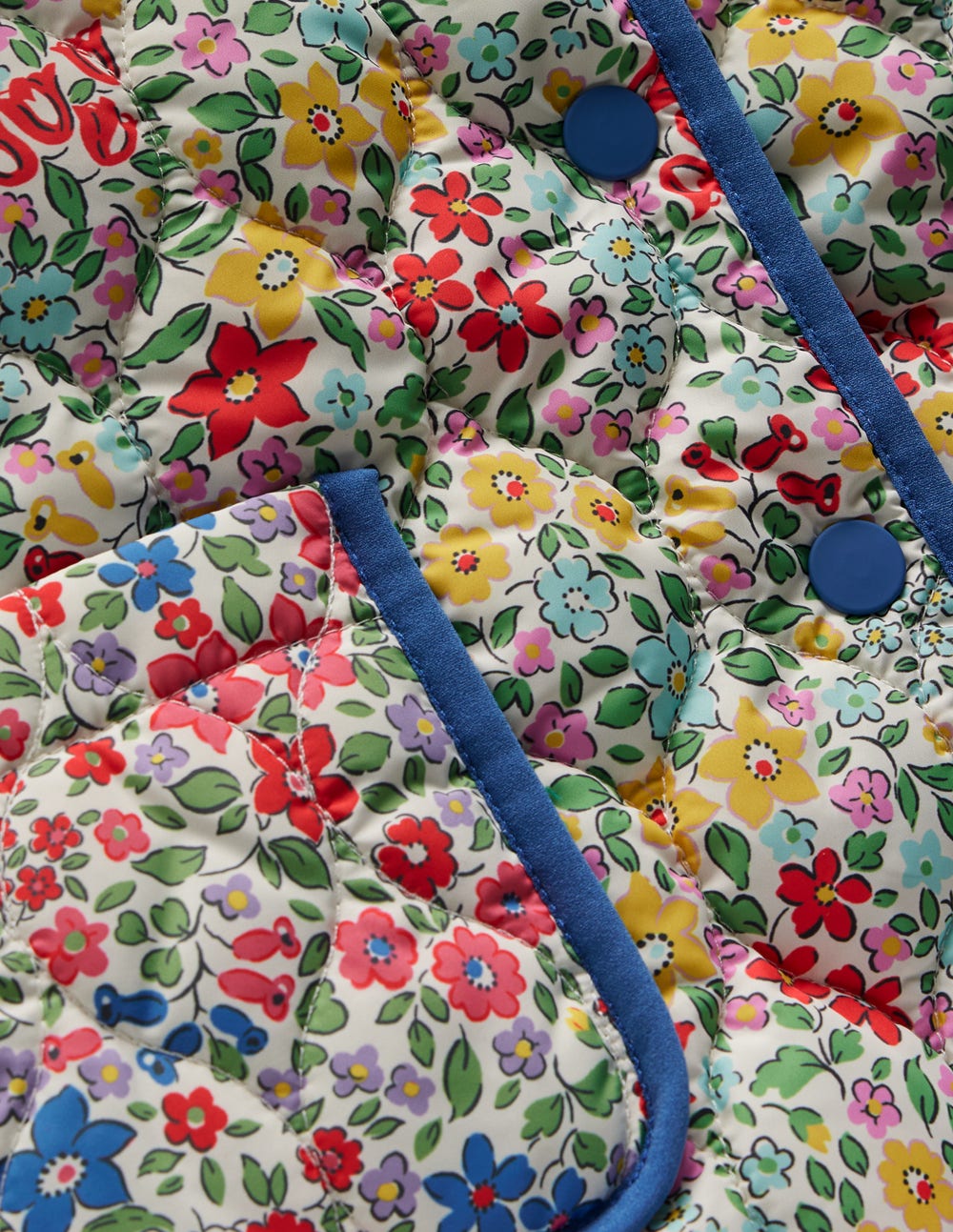 Quilted Collared Jacket-Rose Pink Flowerbed-3