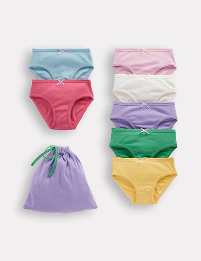 7-Pack Pointelle Underwear-Multi Colours-1