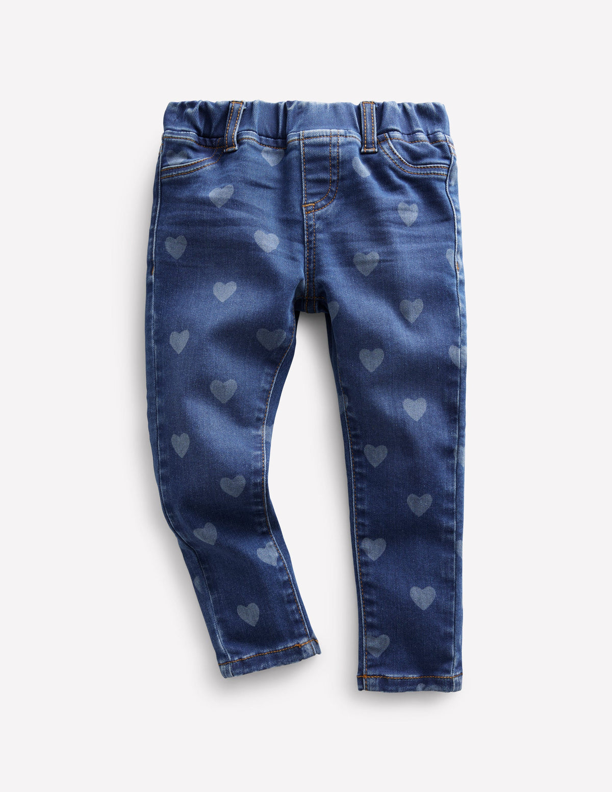 Adventure-Flex Denim Leggings-Mid Vintage Heart - Image 1