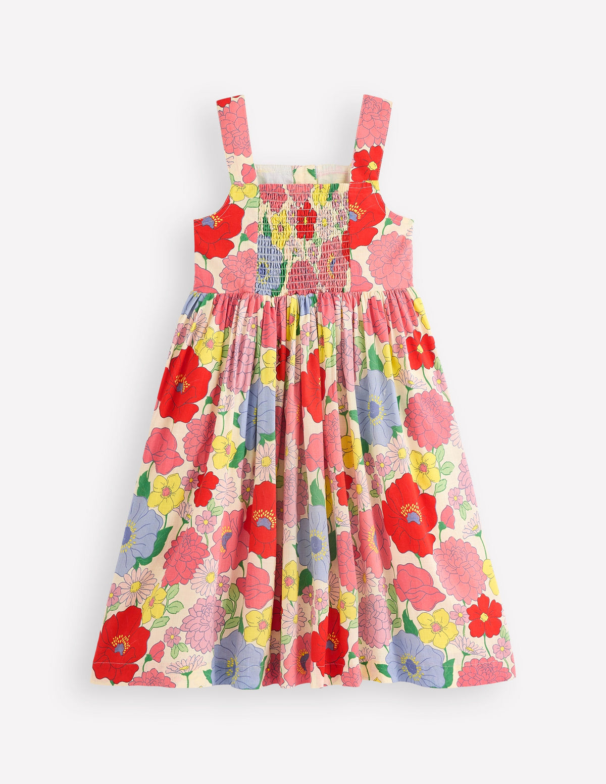 Remy Button Through Dress-Multi Summer Garden - Image 6