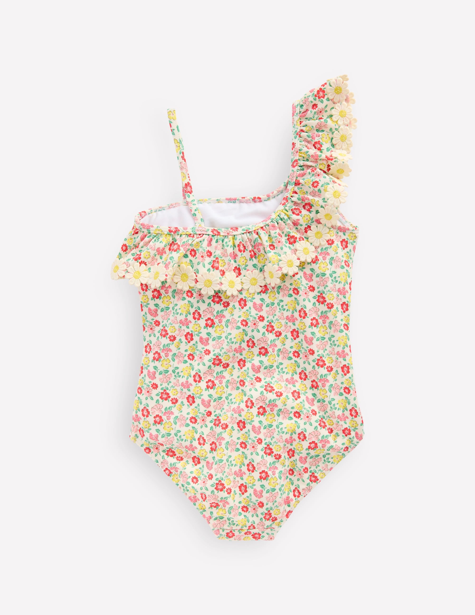 Lila One Shoulder Swimsuit-Multi Summer Flowerbed - Image 2