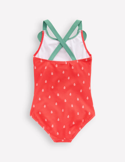 Fun Cross-back Swimsuit-Strawberry-2