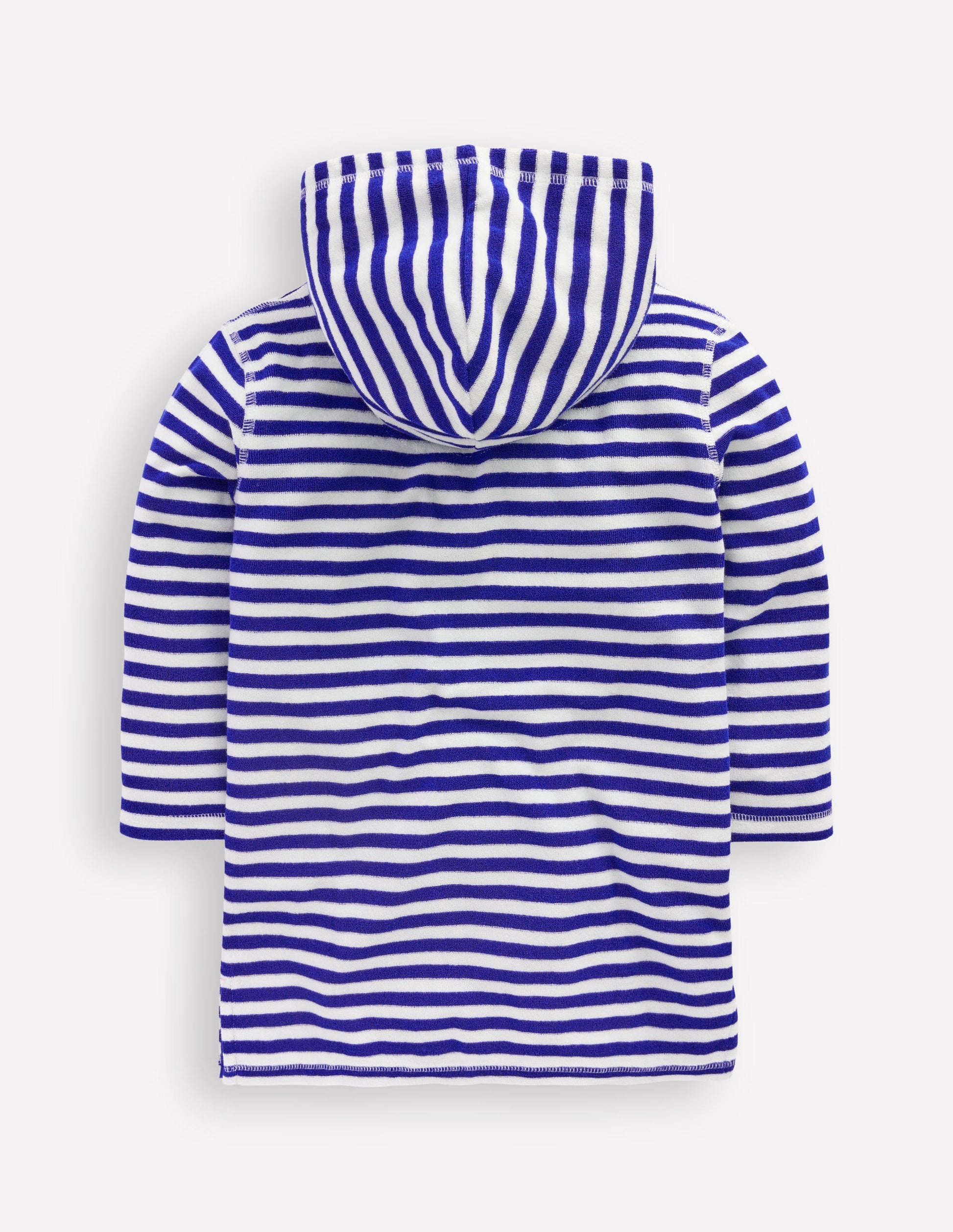 Mara Towelling Throw-On-Bright Blue Fruit Stripe-2