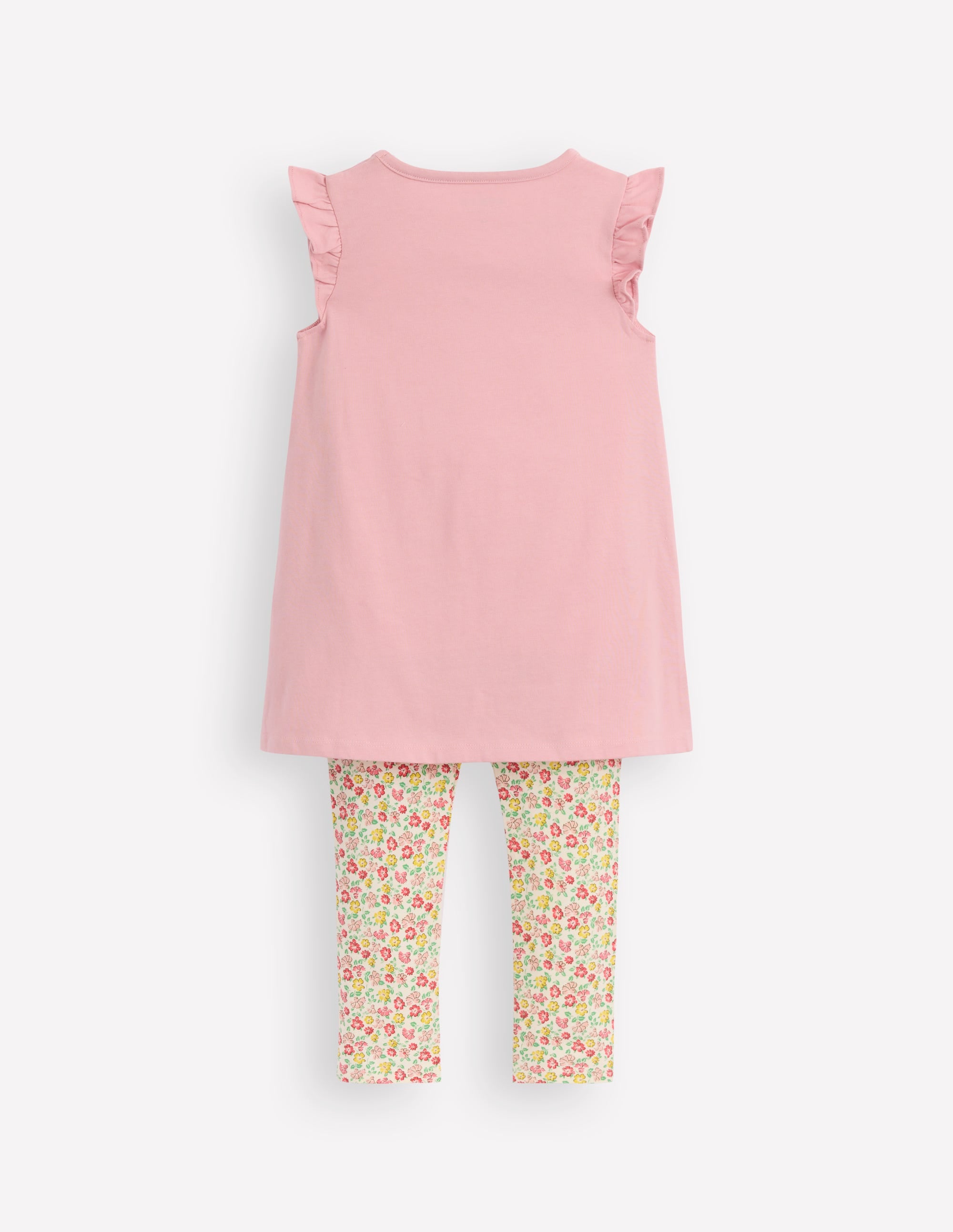 Frill Sleeve Tunic Set-Vintage Pink Fairies - Image 2